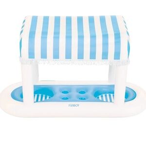 Funboy Blue Floating Cabana Bar NIB